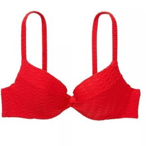 NWT VICTORIA'S SECRET SWIM Mix & Match Twist Push-Up Bikini Top 38D
